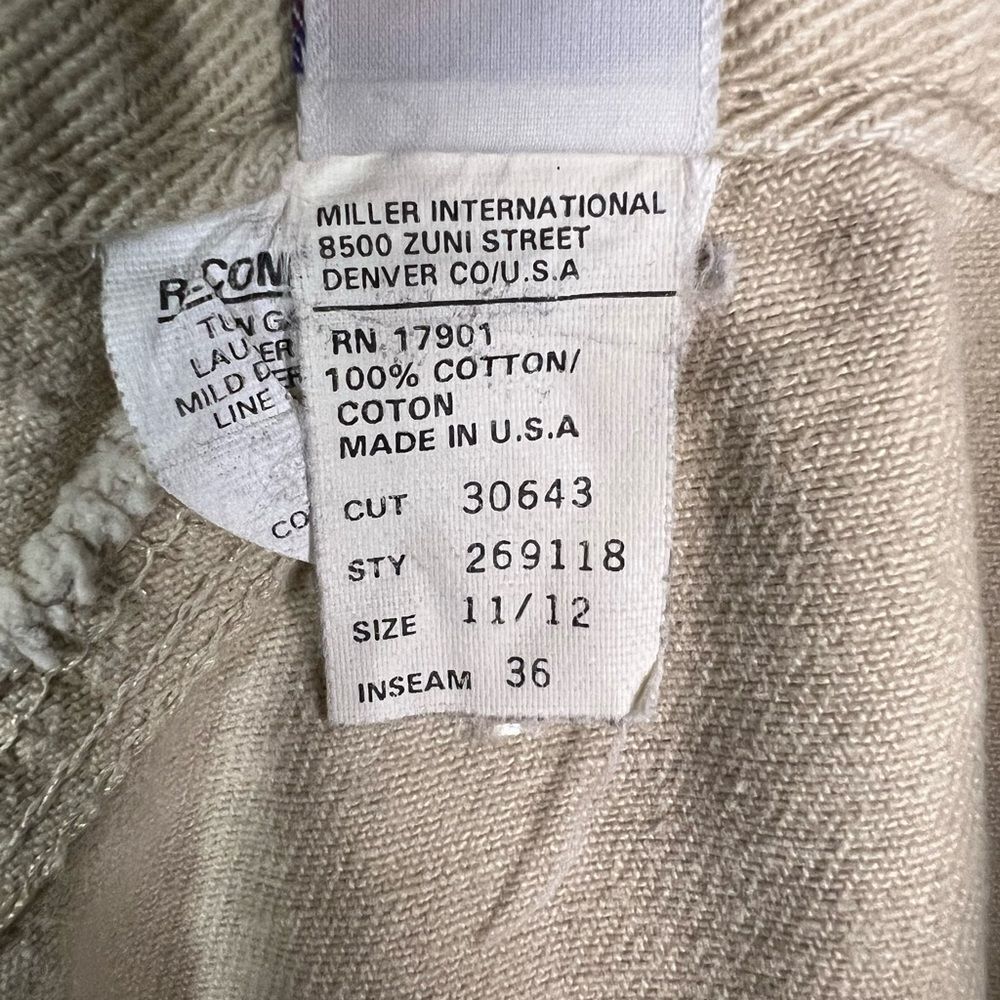 Rockies Vintage Rocky Mountain Bareback Tan Jeans Women 11/12 Western High Rise - Picture 8 of 11
